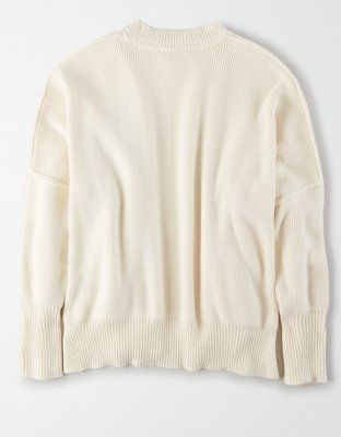Женские свитеры American Eagle AE Studio Oversized Crew Neck Sweater — фото 2