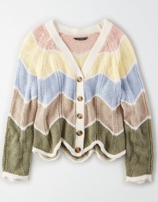 Женские кардиганы American Eagle AE Studio Zig Zag Cardigan — фото 2