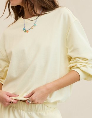 Aerie Jet Setter Crew Sweatshirt