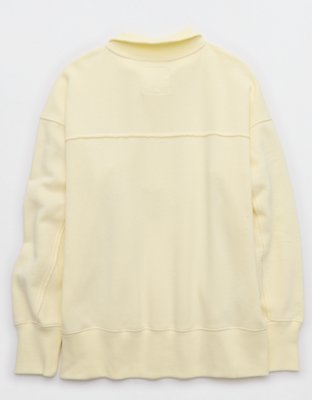 Aerie Vintage Popover Polo Sweatshirt