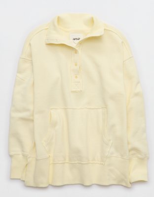 Aerie Vintage Popover Polo Sweatshirt