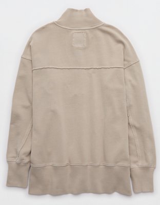 Aerie Vintage Popover Polo Sweatshirt