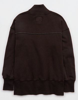 Aerie Vintage Popover Polo Sweatshirt | Aerie