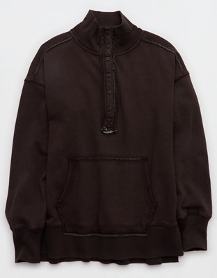 Aerie Vintage Popover Polo Sweatshirt