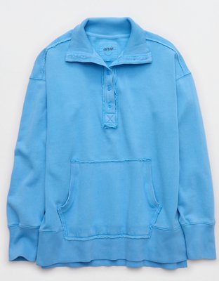 Chandail polo en molleton rétro Aerie