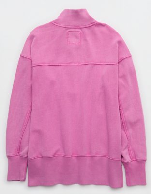 Aerie Vintage Popover Polo Sweatshirt