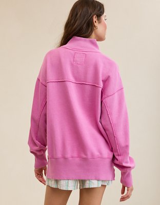 Aerie Vintage Popover Polo Sweatshirt