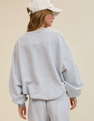 Aerie Jet Setter V Neck Sweatshirt