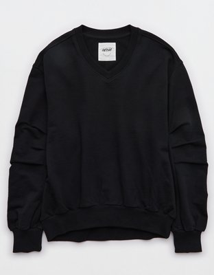 Aerie Jet Setter V Neck Sweatshirt