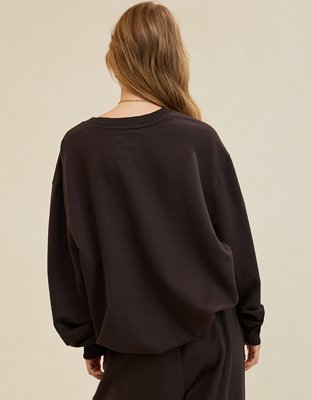 Aerie Jet Setter V Neck Sweatshirt