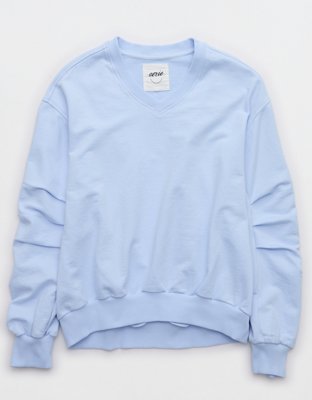 Aerie Jet Setter V Neck Sweatshirt