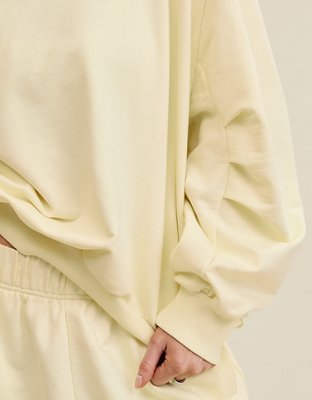 Aerie Jet Setter V Neck Sweatshirt