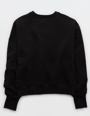 OFFLINE By Aerie Cloud Fleece Classic Length Crewneck
