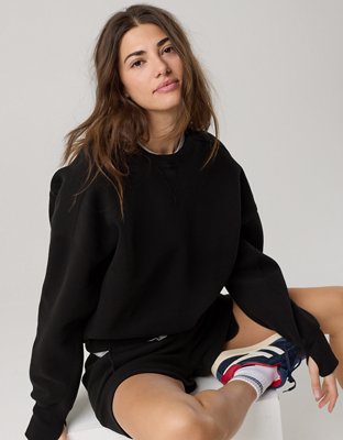 OFFLINE By Aerie Cloud Fleece Classic Length Crewneck