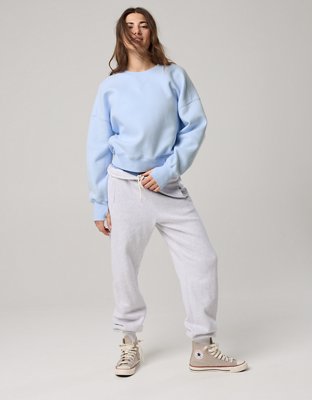 OFFLINE By Aerie Cloud Fleece Classic Length Crewneck