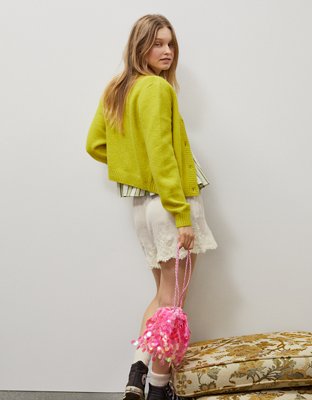 Aerie x Emily + Meritt Shrunken Cardigan