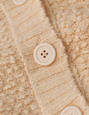 Aerie x Emily + Meritt Oversized Bobble Cardigan