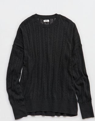 Aerie x Emily + Meritt Pointelle Sweater