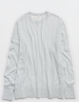 Aerie x Emily + Meritt Pointelle Sweater