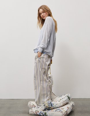 Aerie x Emily + Meritt Pointelle Sweater