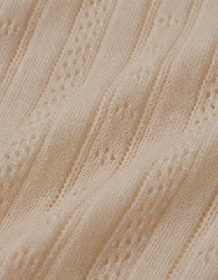 Aerie x Emily + Meritt Pointelle Sweater