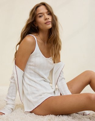 Aerie Off-Duty Pointelle Romper