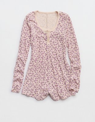 Aerie Off-Duty Pointelle Romper