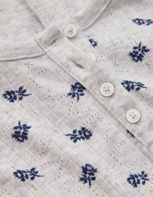 Aerie Off-Duty Pointelle Romper