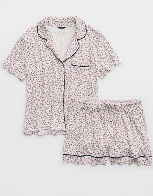 Aerie Real Soft® Piping PJ Set