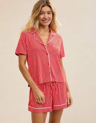 Aerie Real Soft® Piping PJ Set