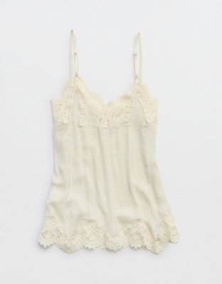 Aerie x Emily + Meritt Satin Lace Cami