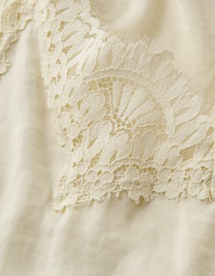 Aerie x Emily + Meritt Satin Lace Cami