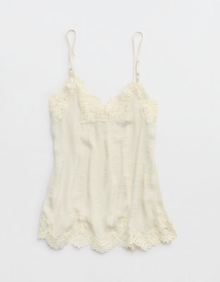 Aerie x Emily + Meritt Satin Lace Cami