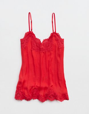 Aerie x Emily + Meritt Satin Lace Cami