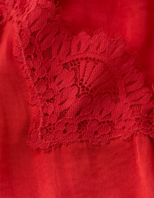 Aerie x Emily + Meritt Satin Lace Cami