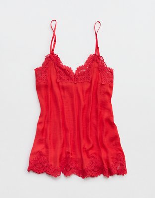 Aerie x Emily + Meritt Satin Lace Cami