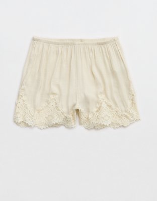 Aerie x Emily + Meritt Satin Lace Short