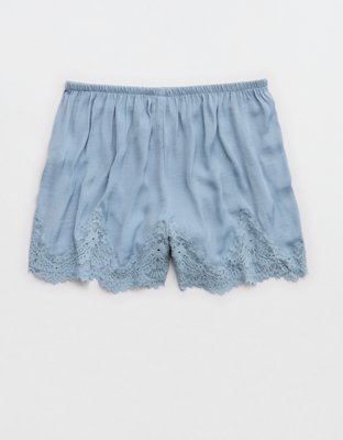 Aerie x Emily + Meritt Satin Lace Short