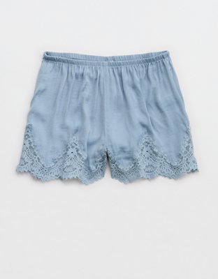 Aerie x Emily + Meritt Satin Lace Short