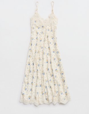 Aerie x Emily + Meritt Satin Slip Dress