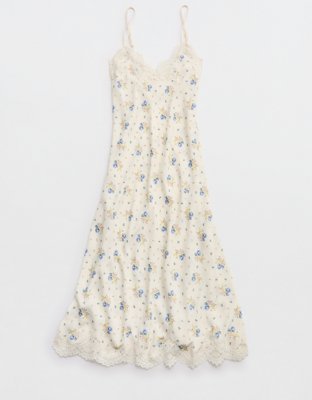 Aerie x Emily + Meritt Satin Slip Dress