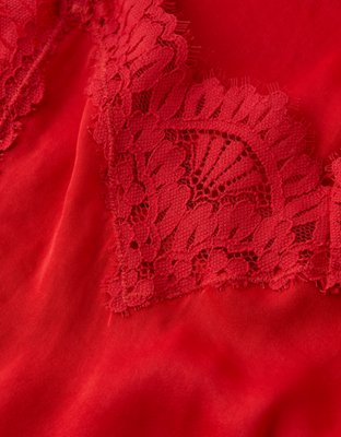 Aerie x Emily + Meritt Satin Slip Dress