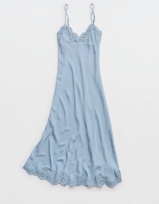 Aerie x Emily + Meritt Satin Slip Dress
