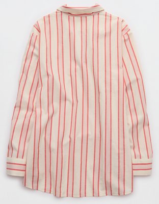 Aerie x Emily + Meritt Cotton Club Stripe Long Sleeve Top