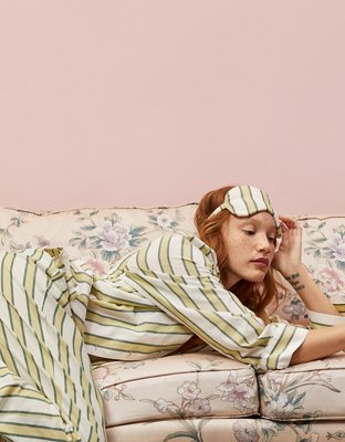 Aerie x Emily + Meritt Cotton Club Stripe Long Sleeve Top