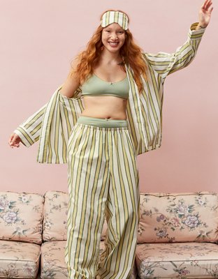 Aerie x Emily + Meritt Cotton Club Stripe Long Sleeve Top