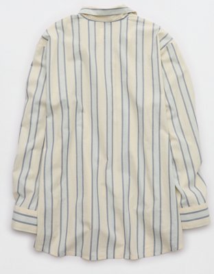 Aerie x Emily + Meritt Cotton Club Stripe Long Sleeve Top