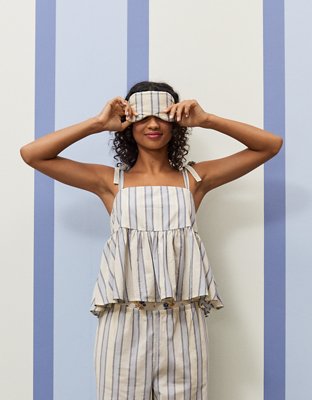 Aerie x Emily + Meritt Cotton Club Stripe Cami