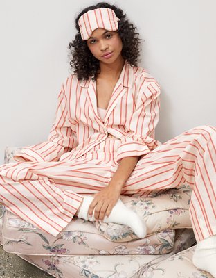 Aerie x Emily + Meritt Cotton Club Stripe Pant