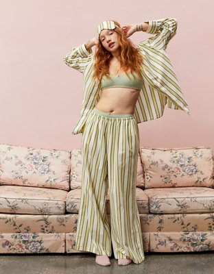 Aerie x Emily + Meritt Cotton Club Stripe Pant